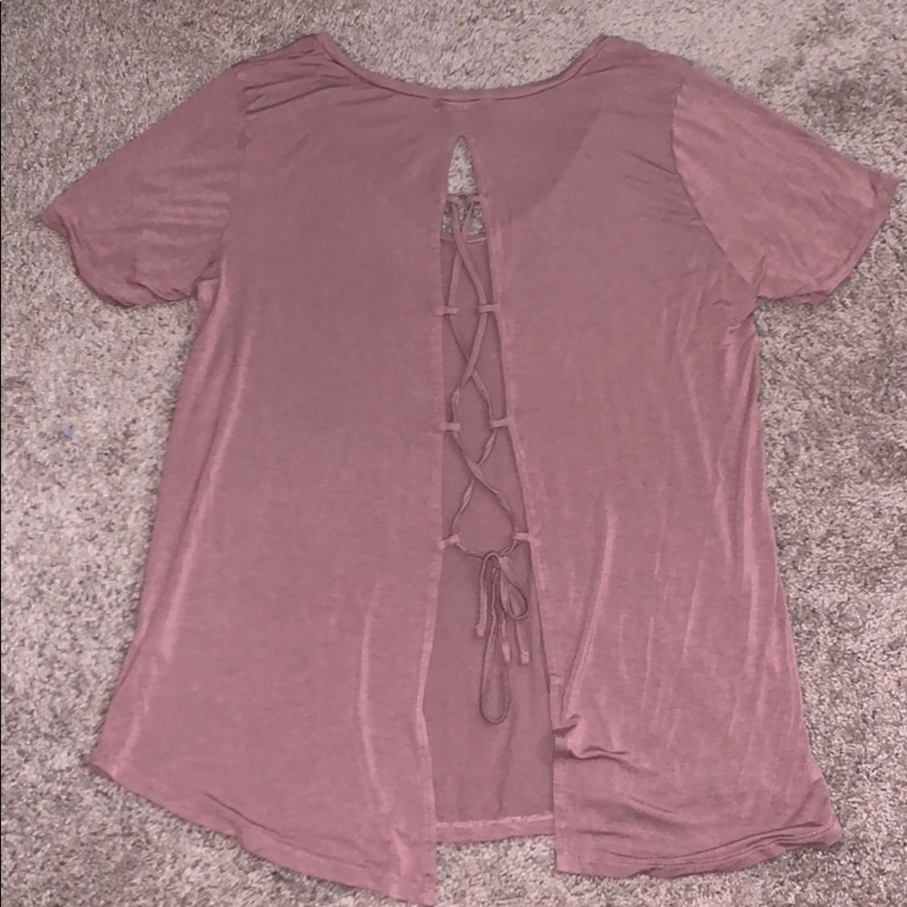 Charlotte Russe Lace Up Tee!